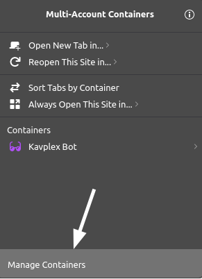 firefox containers manage containers 1