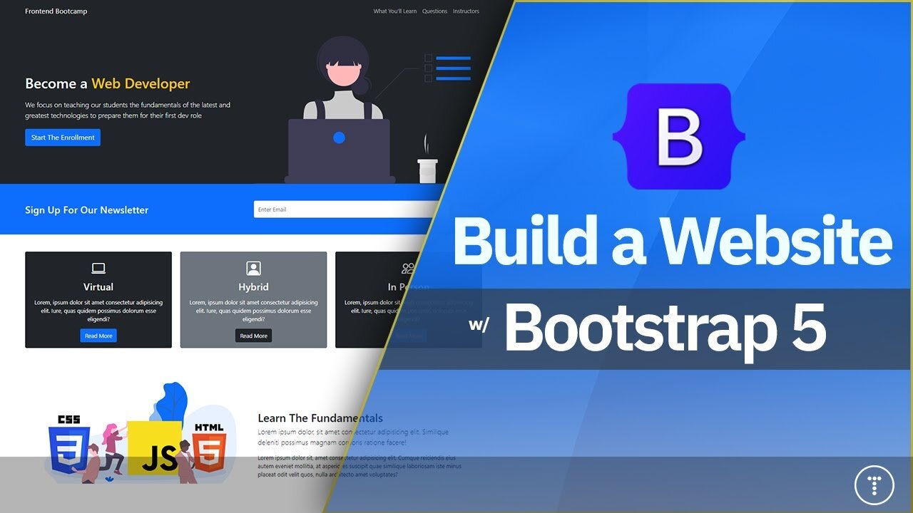 bootstrap-5-crash-course-website-build-deploy