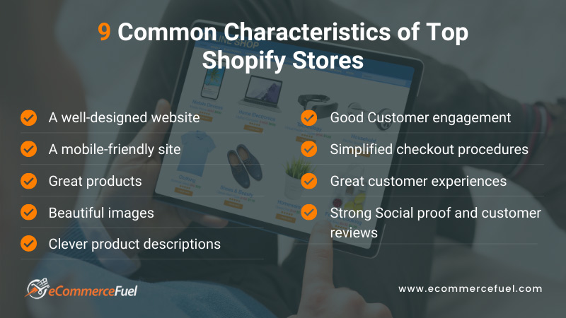 Common Characteristics of Top Shopify Stores