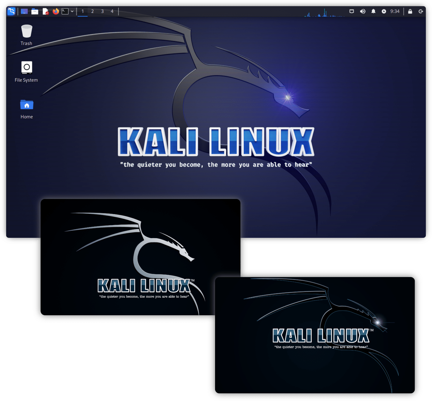 Kali 2023.1 desktop