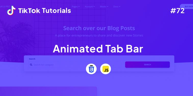 tiktok-tutorial-72-how-to-create-an-animated-tab-bar-with-css-and-javscript