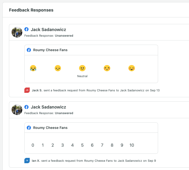 Sprout Social Feedback Responses Report