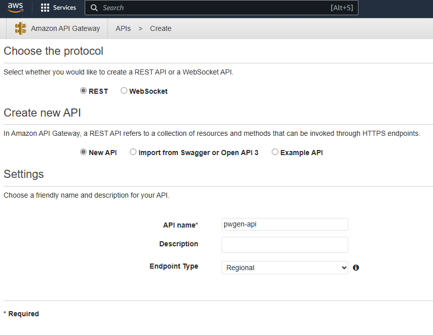 AWS Serverless API Gateway