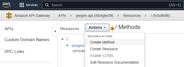 AWS Serverless API Gateway