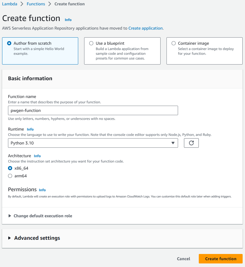 AWS Lambda Function