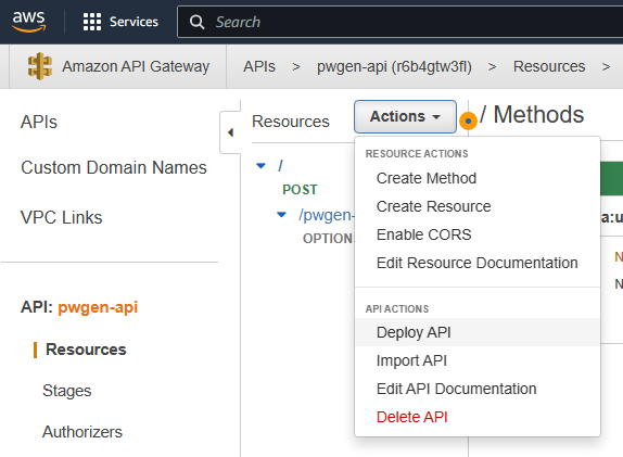 AWS Serverless API Gateway