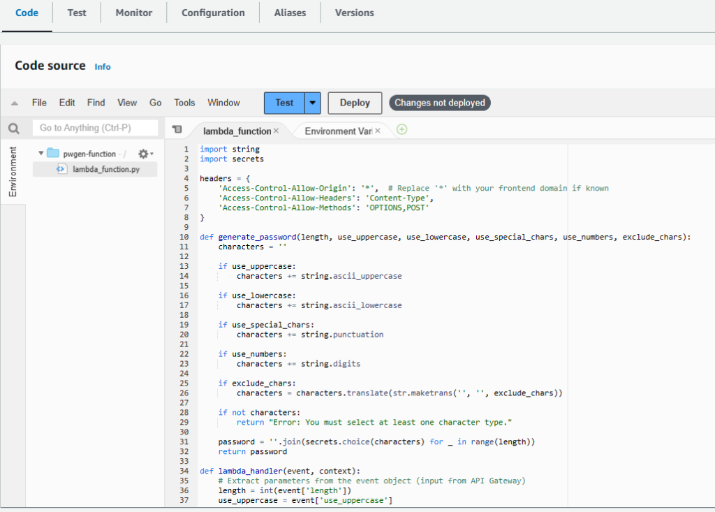 AWS Lambda Function