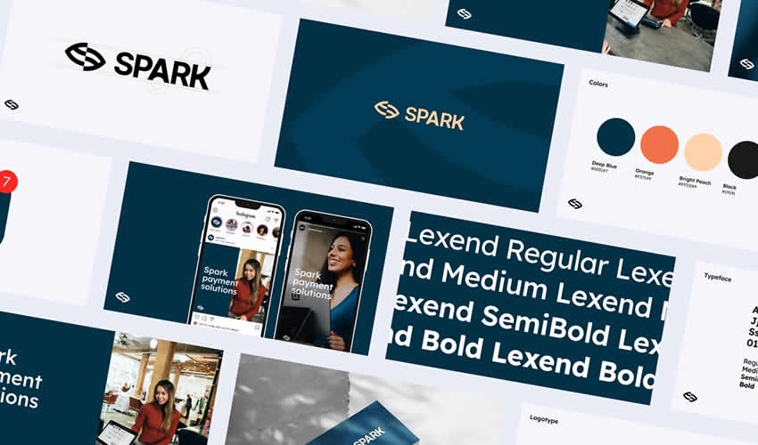 Spark Brand Identity Template Branding Mockup PSD Photoshop Free