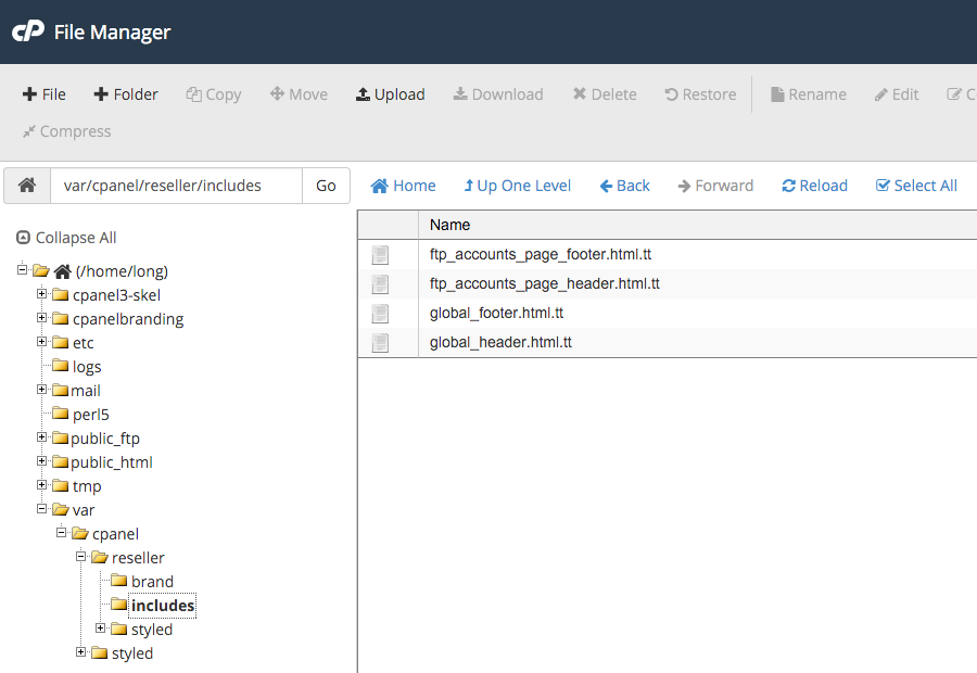 Content Templates Directory Structure