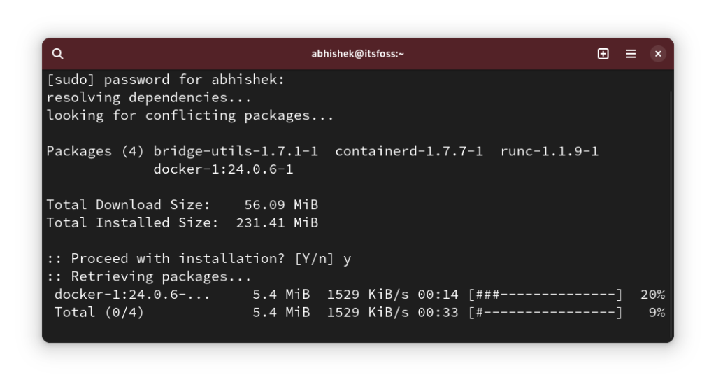 Install Docker on Arch Linux WIREDGORILLA