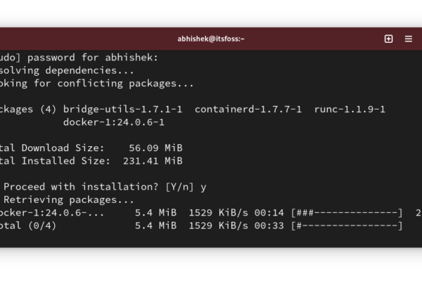 Install Docker on Arch Linux