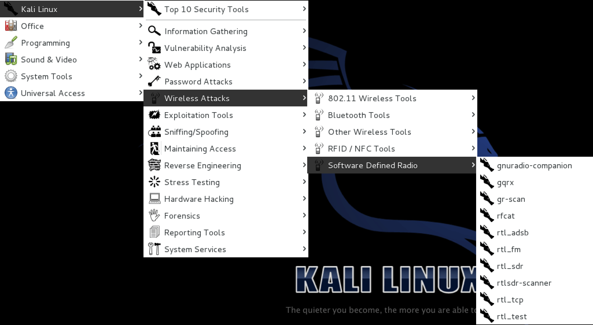 Kali Linux 1.0.5 and Software Defined Radio | Kali Linux Blog