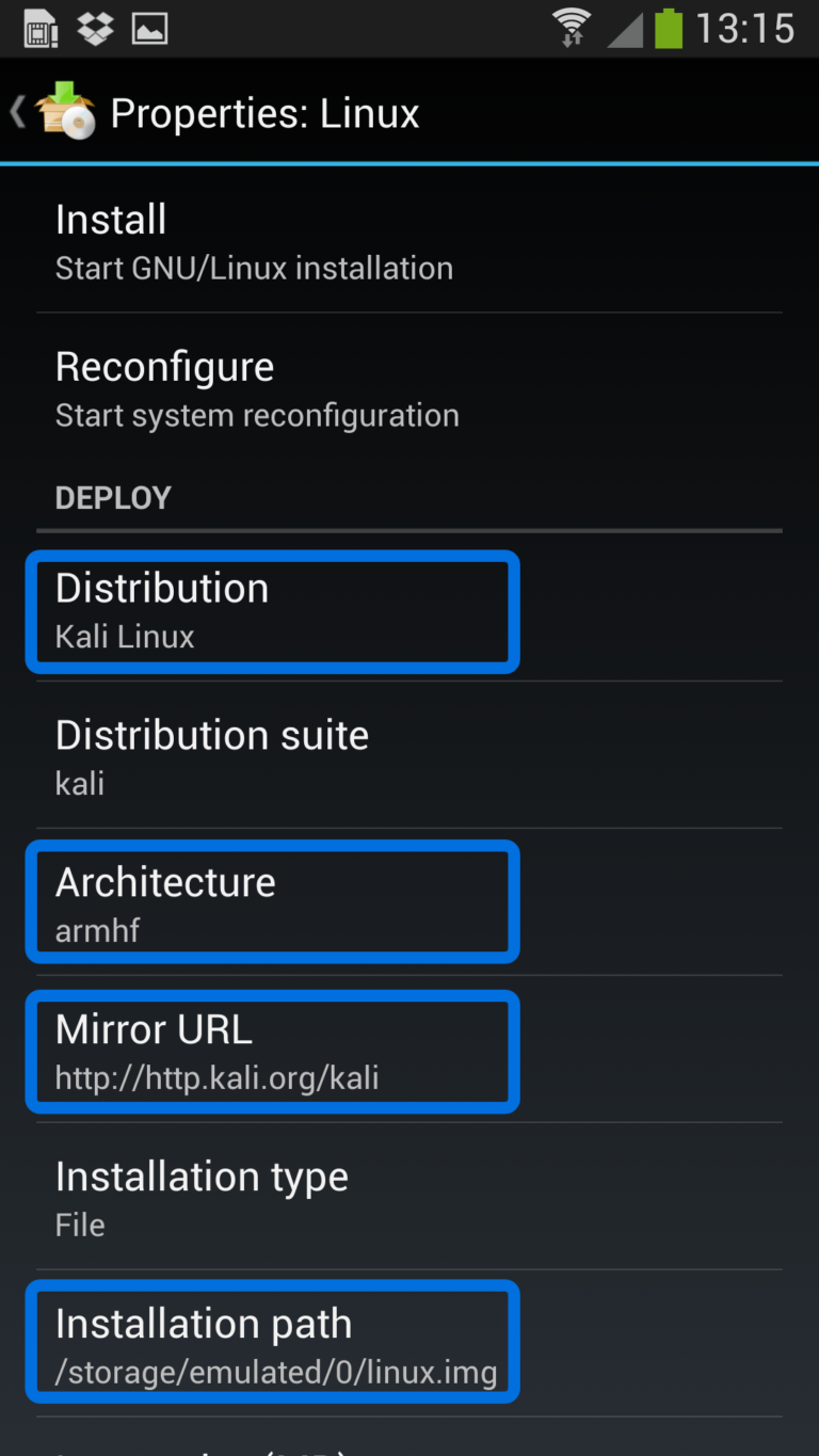 Kali Linux on Android using Linux Deploy | Kali Linux Blog