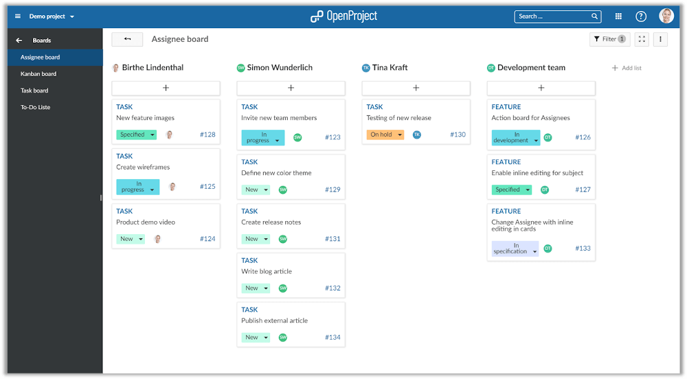 OpenProject - Project Management Software