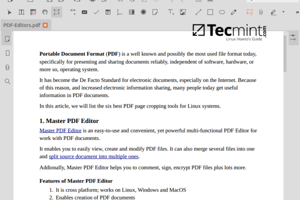 Top 5 PDF Page Cropping Tools for Linux in 2023
