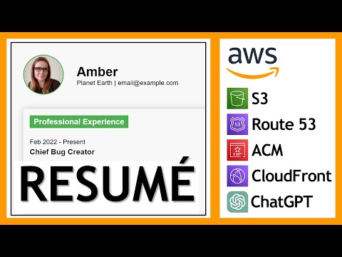 Build a Resume/CV on AWS, Step-by-Step Tutorial | AWS Projects to Help You Get Hired
