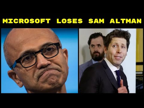 Microsoft LOSES Sam Altman PLUS a theory of what is ACTUALLY happening at OpenAI...