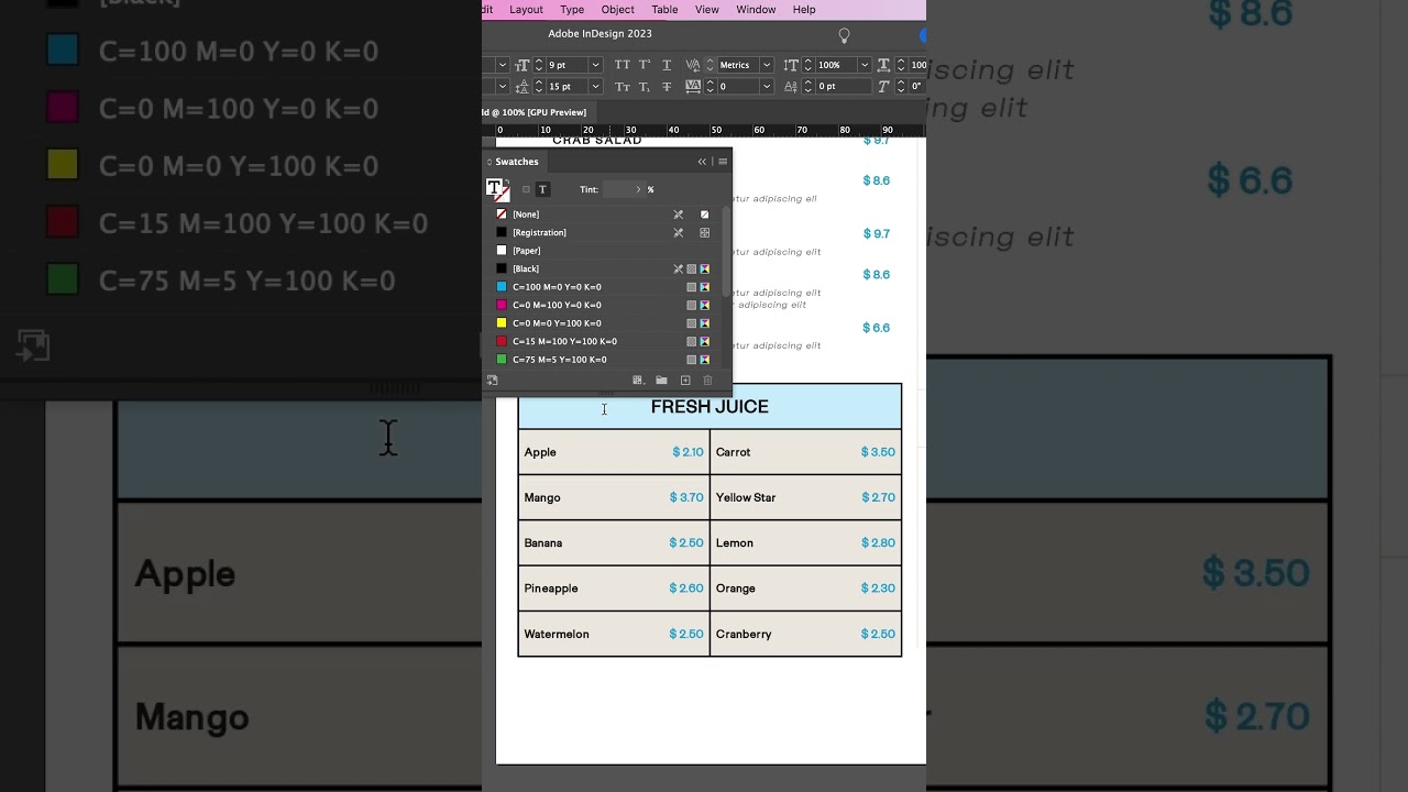 How to Make Tables With Rounded Corners in InDesign WIREDGORILLA