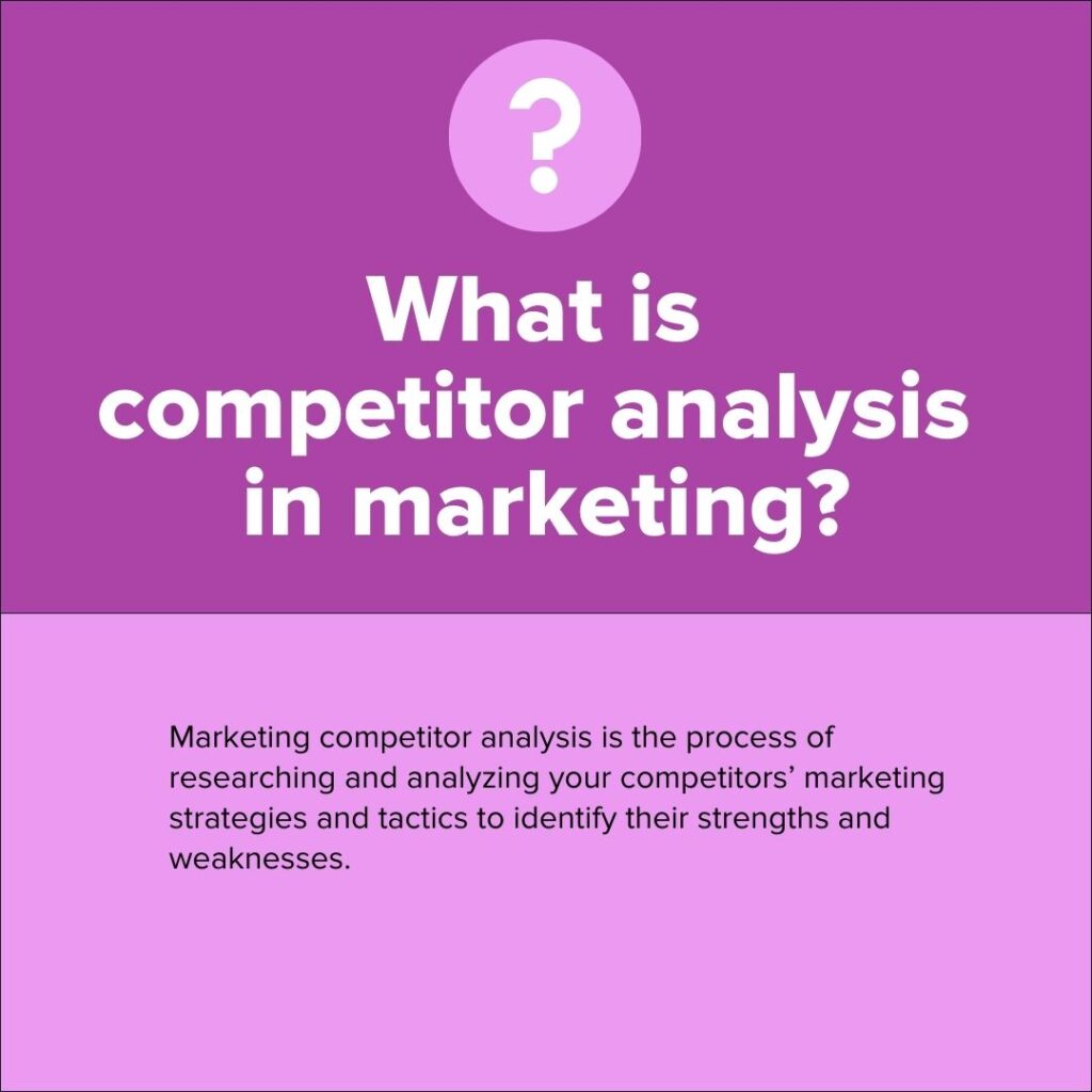 How to gain a competitive advantage by analyzing marketing initiatives by competitors