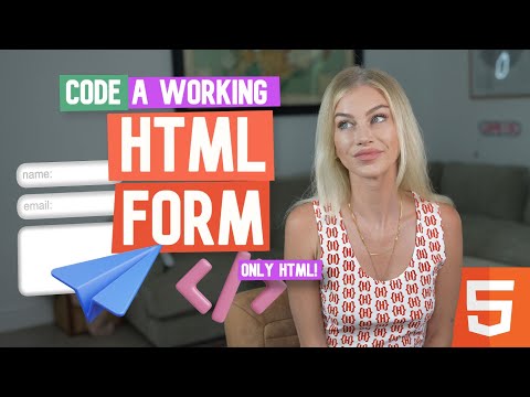 Send emails from a HTML Contact Form! ONLY HTML! 2023 version