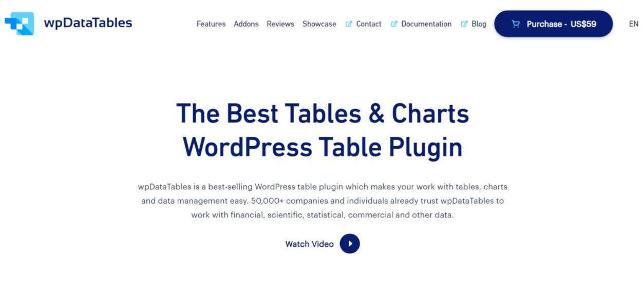 wpDataTables Review (2023): Best WordPress Table and Charts Plugin?