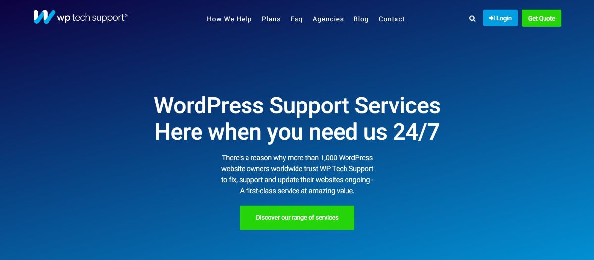 WP Tech Support is one of the cheapest WordPress maintenance services