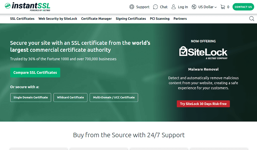 Instant SSL Certificates
