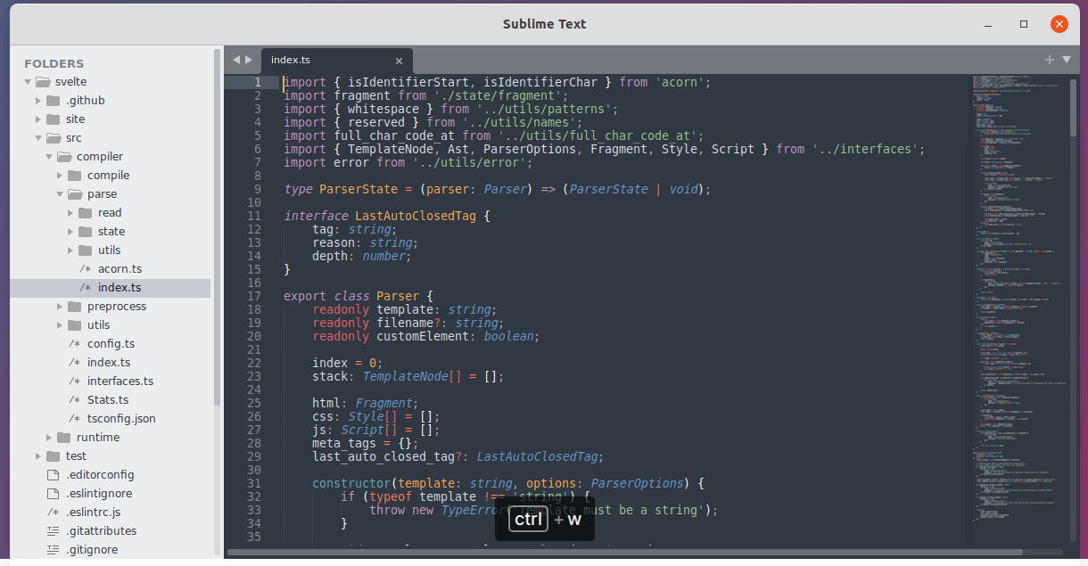 Sublime Text Editor