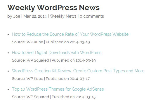 How to Fetch & Display Feeds in WordPress Using WP RSS Aggregator