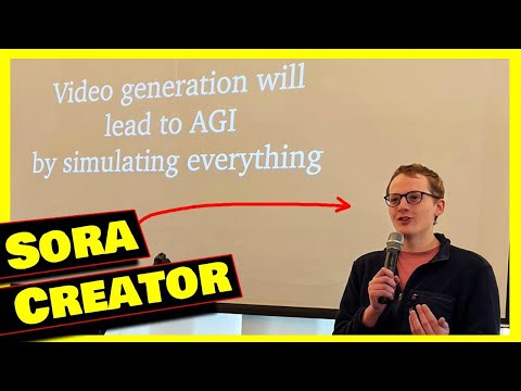 Sora Creator “Video generation will lead to AGI by simulating everything” | AGI House Video