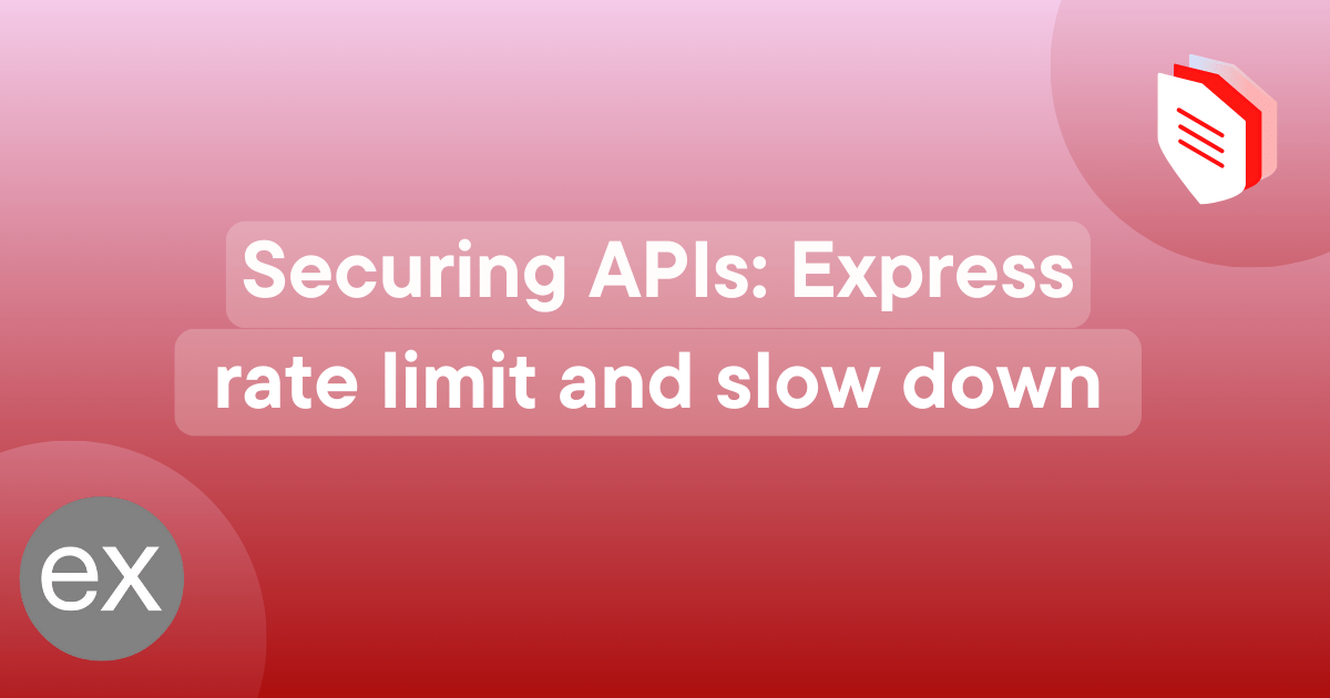 Securing APIs: Express rate limit and slow down | MDN Blog