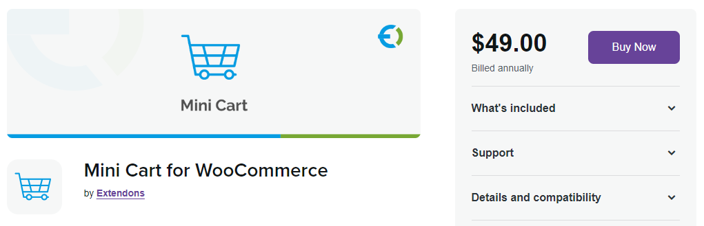 Mini Cart for WooCommerce by Extendons