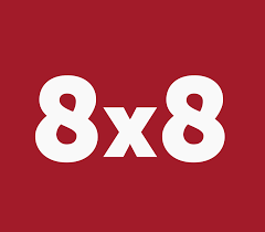 8x8 logo.