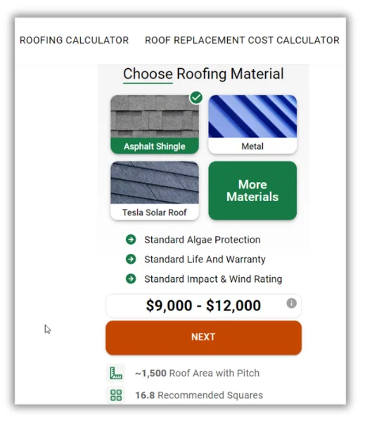 example of calculator performing well