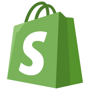 Shopify logo.