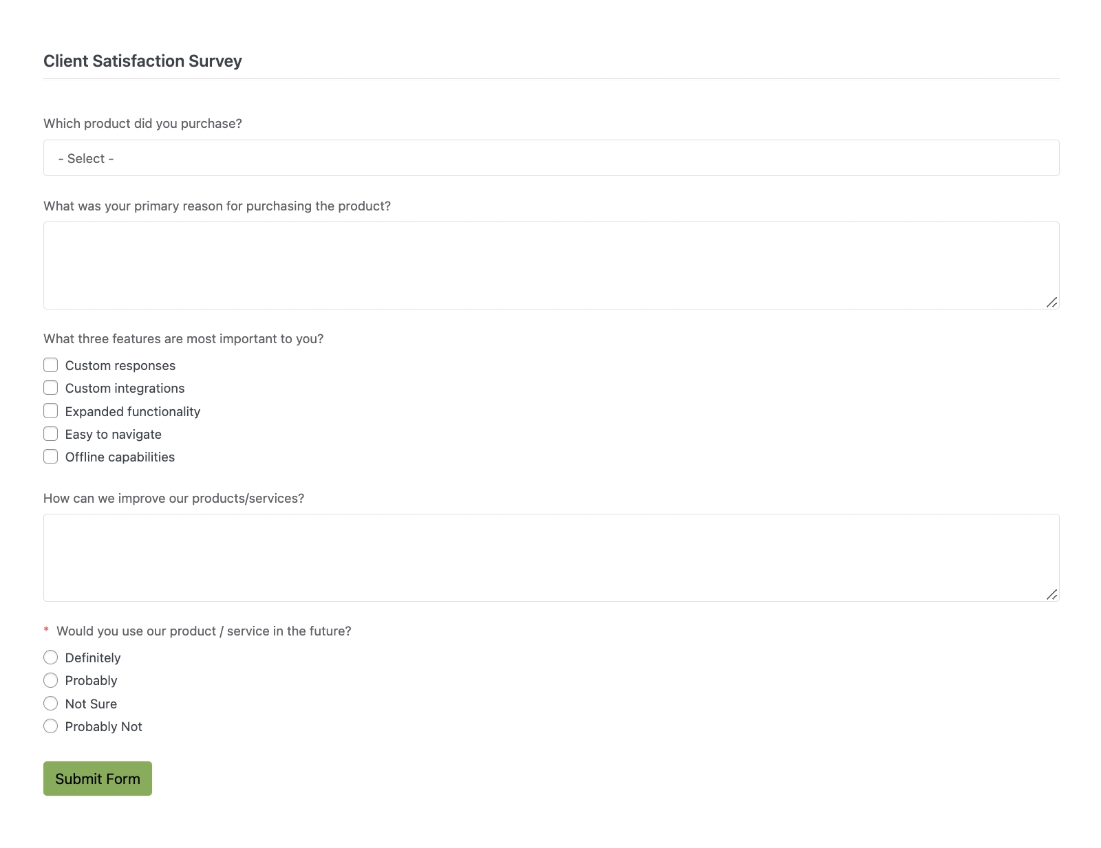 Fluent Forms Insert Form