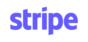 Stripe logo.