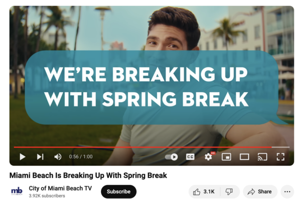 How Miami Beach broke up with spring break: An inside look at the viral social media campaign (plus their new matchmaking quest)