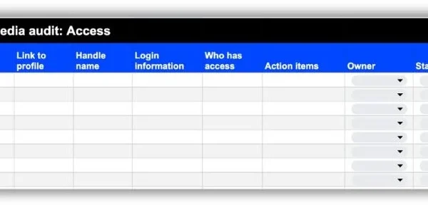 How to Do a Social Media Audit in 6 Steps (with Template) | WordStream