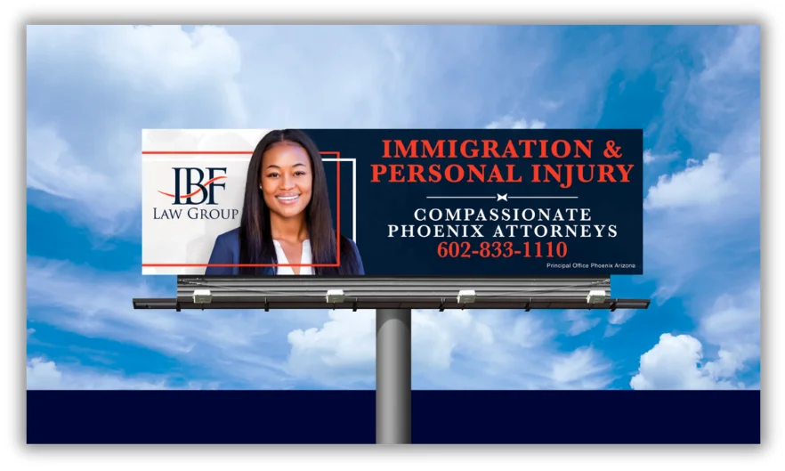 copywriting example for legal billboard