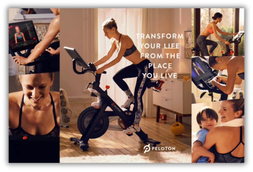 copywriting example from peloton