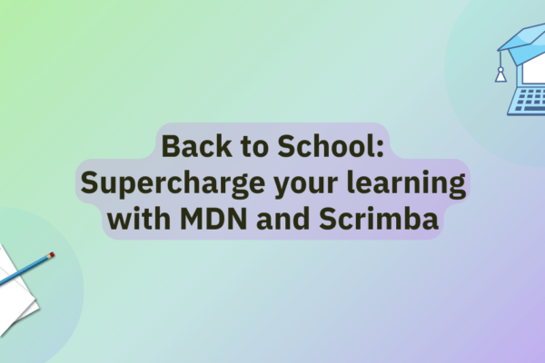 Get back to school! Supercharge your learning with MDN and Scrimba | MDN Blog