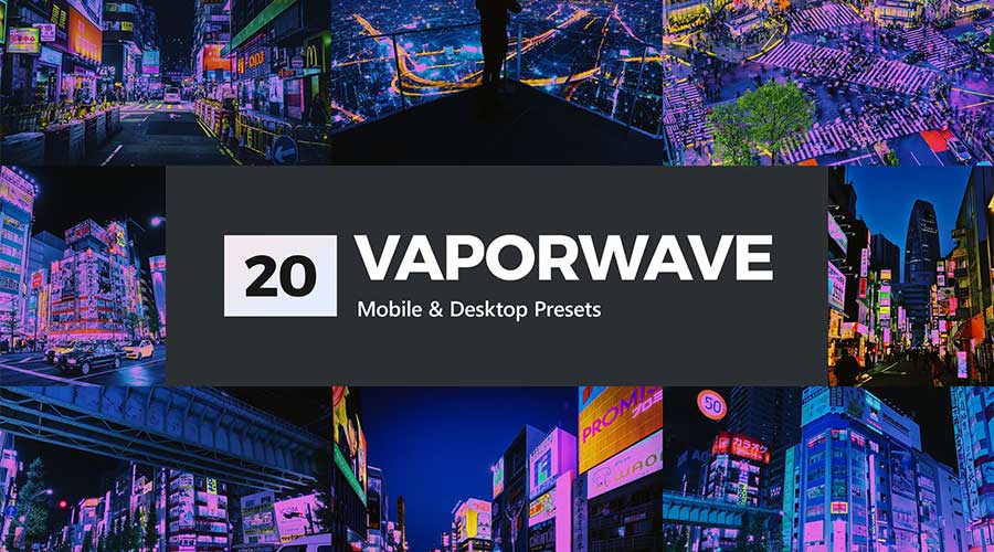 Vaporwave Lightroom Presets