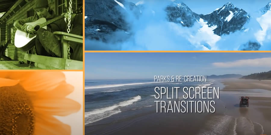 Parks & Re-Creation Split-Screen Transitions for FCP