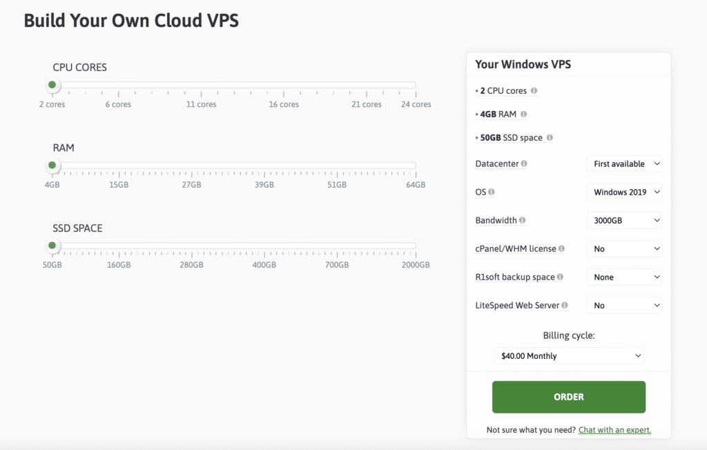 ScalaHosting Windows VPS Hosting Plans