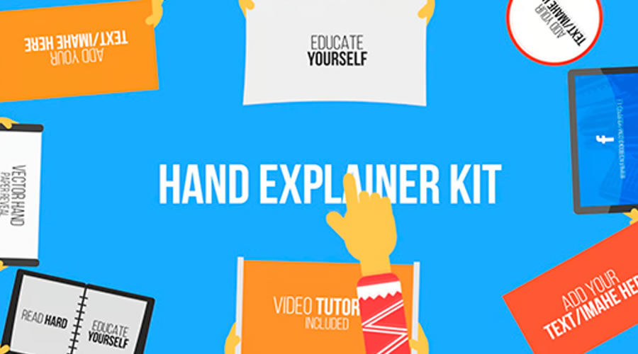 Hand, Shape & Titles Explainer Toolkit for After Effects