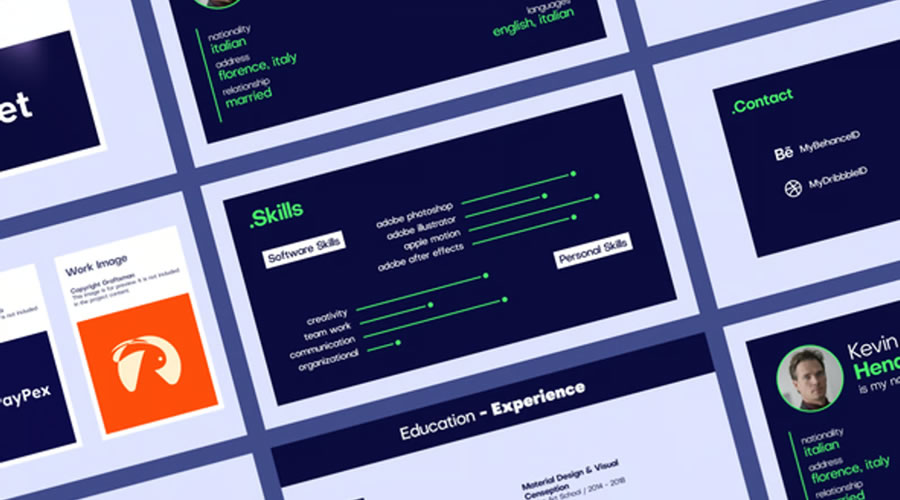 Stylish Premiere Pro Resume Template