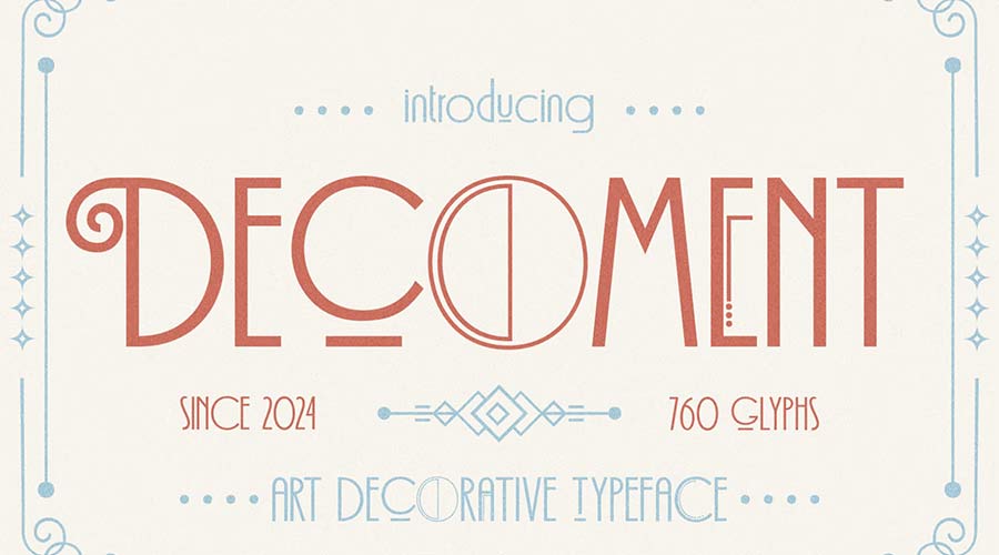 Decoment Free Art Deco Font