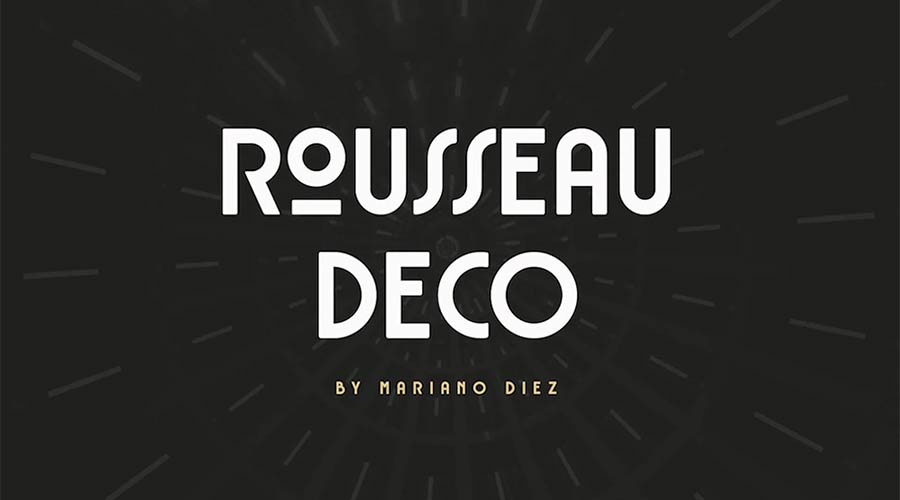 Rousseau Deco Free Display Font