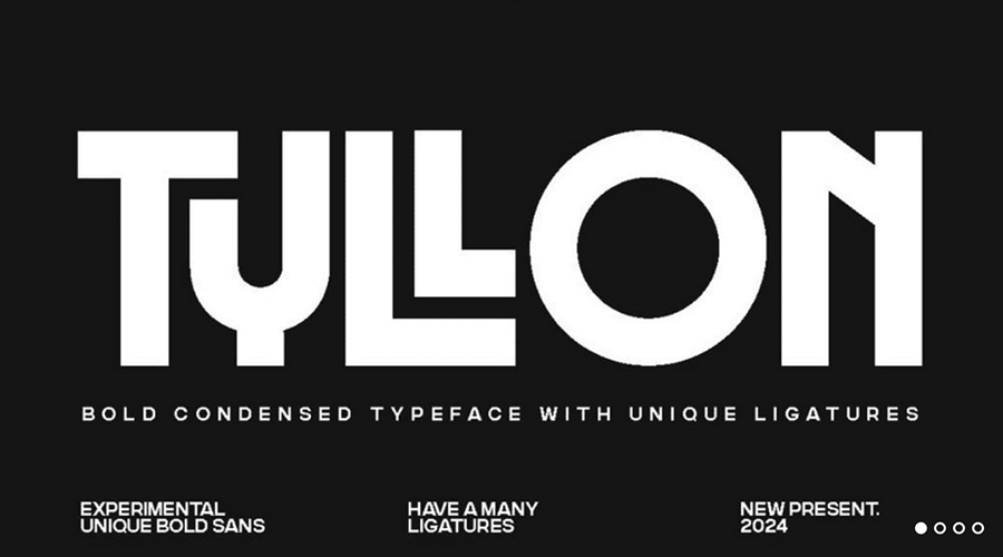 Tyllon Urban Art Deco Font